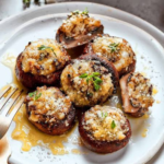 Garlic Mushrooms with Cheese